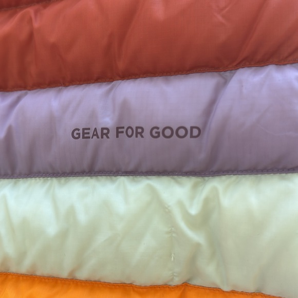 Cotopaxi Womens Fuego Down Jacket - Cayenne Stripes Sz XS - Picture 10 of 10